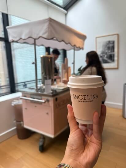 Angelina Paris hot chocolate cup