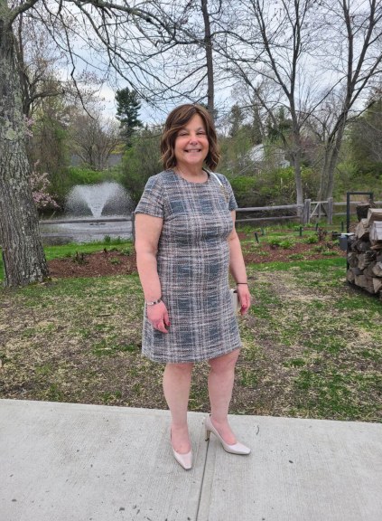 Woman standing outside