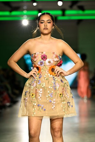Floral dress 2024 fashion show